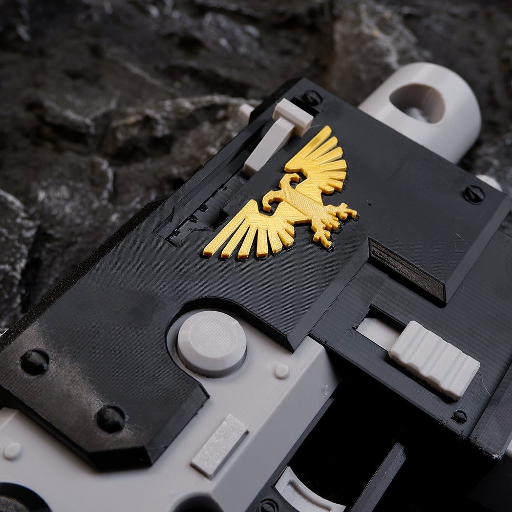 Warhammer 40K 1:1 Scale Pistol Prop Replica – Bolt Pistol, Plasma Pistol or Laspistol Eco-Resin Cosplay Collectible
