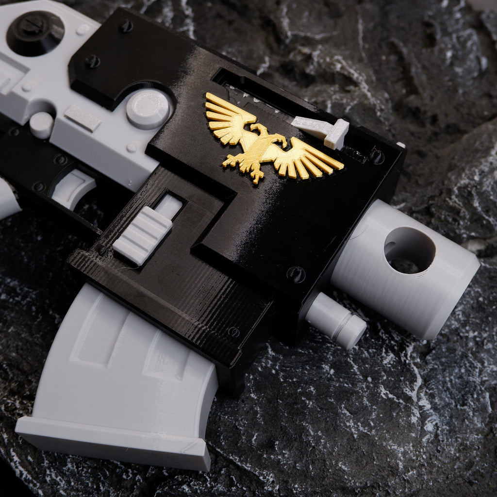 Warhammer 40K 1:1 Scale Pistol Prop Replica – Bolt Pistol, Plasma Pistol or Laspistol Eco-Resin Cosplay Collectible