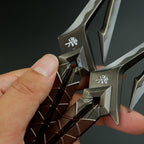 Valorant Kuronami Black Wave Blade Dual Dagger 18cm Heavy Metal Replica – Display Cosplay Collectible