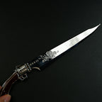 Final Fantasy VIII Squall Leonhart Revolver Gunblade 22cm Metal Replica – FF8 Display Collectible