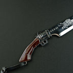 Final Fantasy VIII Squall Leonhart Revolver Gunblade 22cm Metal Replica – FF8 Display Collectible