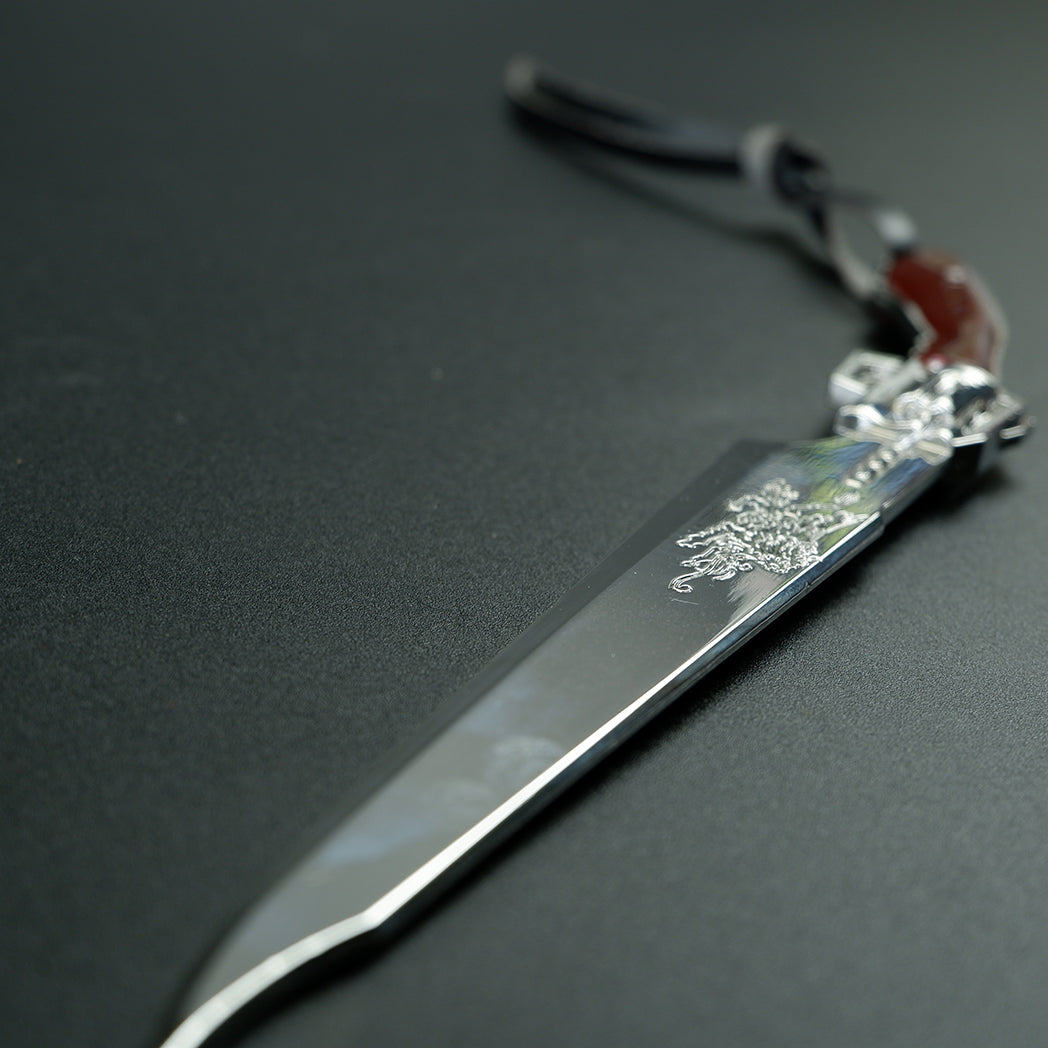 Final Fantasy VIII Squall Leonhart Revolver Gunblade 22cm Metal Replica – FF8 Display Collectible