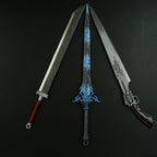 Final Fantasy RPG Weapon Miniature Set – Buster Sword, Invictus & Gunblade Zinc Alloy Display Collectible