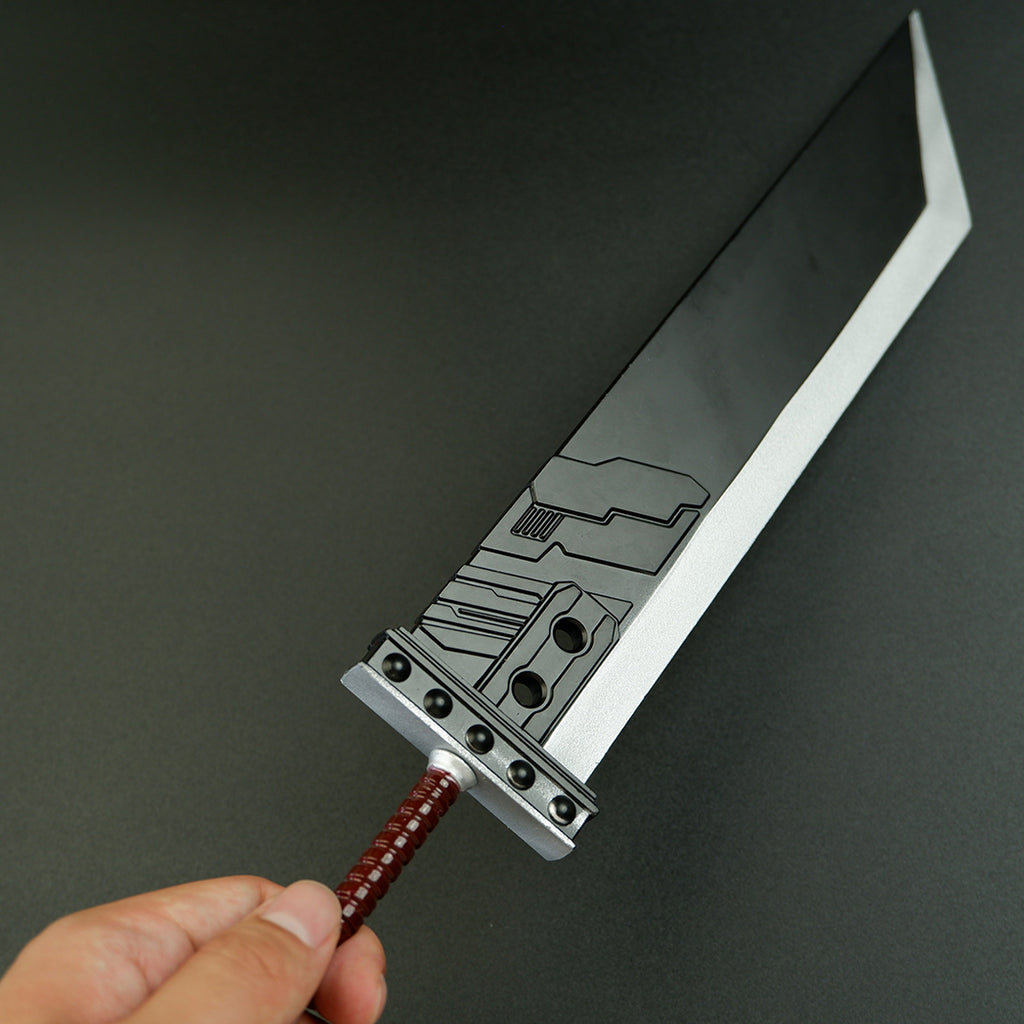 Final Fantasy VII Cloud Strife Buster Sword 35cm Metal Replica – FF7 Remake Display Collectible