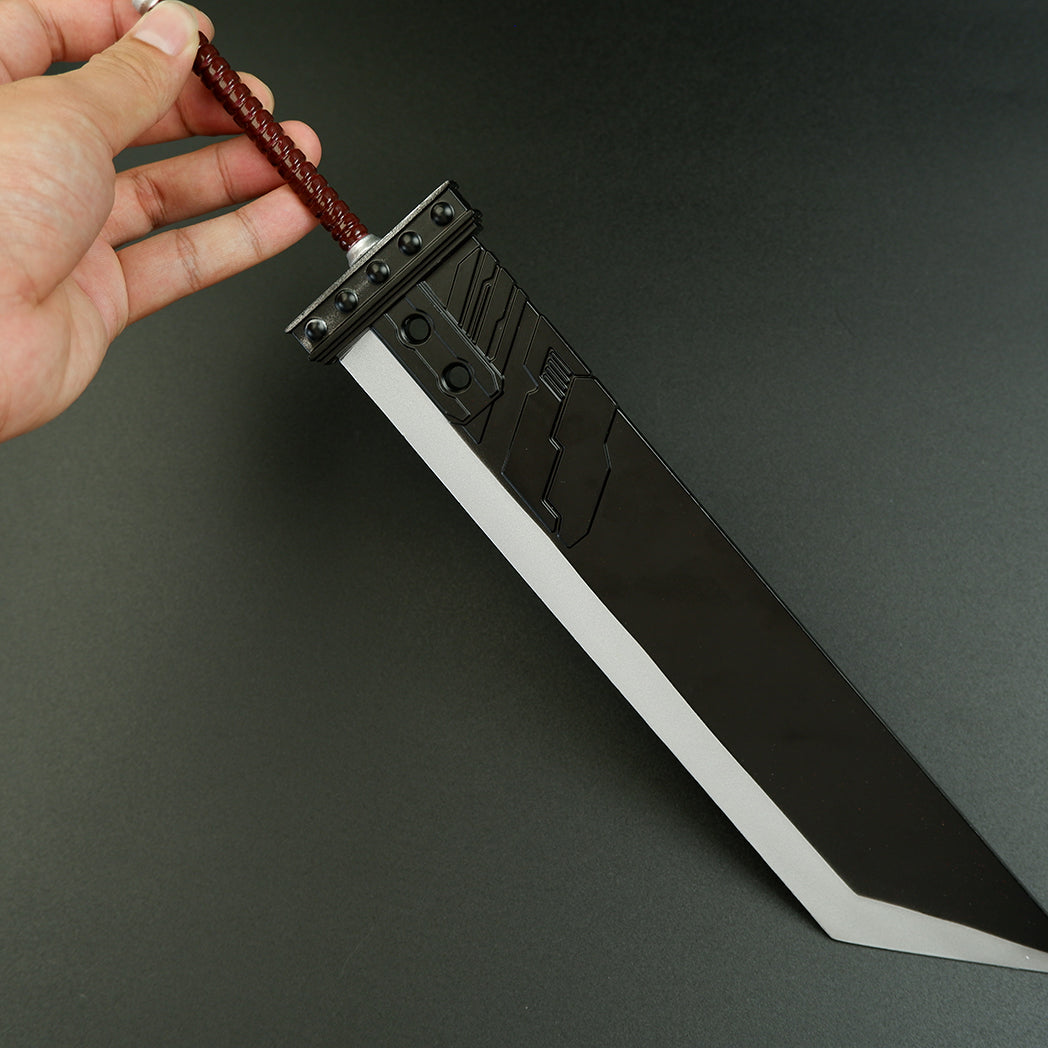 Final Fantasy VII Cloud Strife Buster Sword 35cm Metal Replica – FF7 Remake Display Collectible
