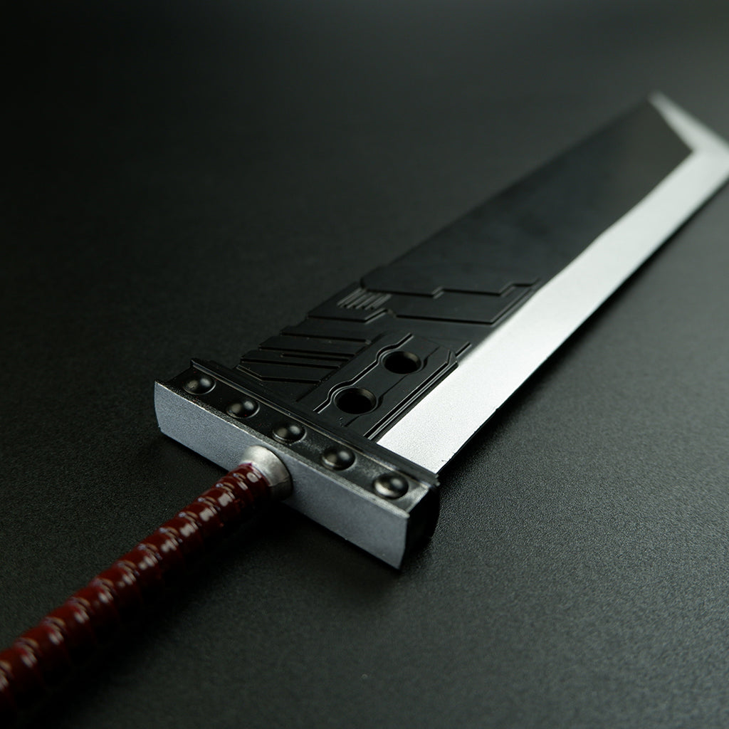 Final Fantasy VII Cloud Strife Buster Sword 35cm Metal Replica – FF7 Remake Display Collectible