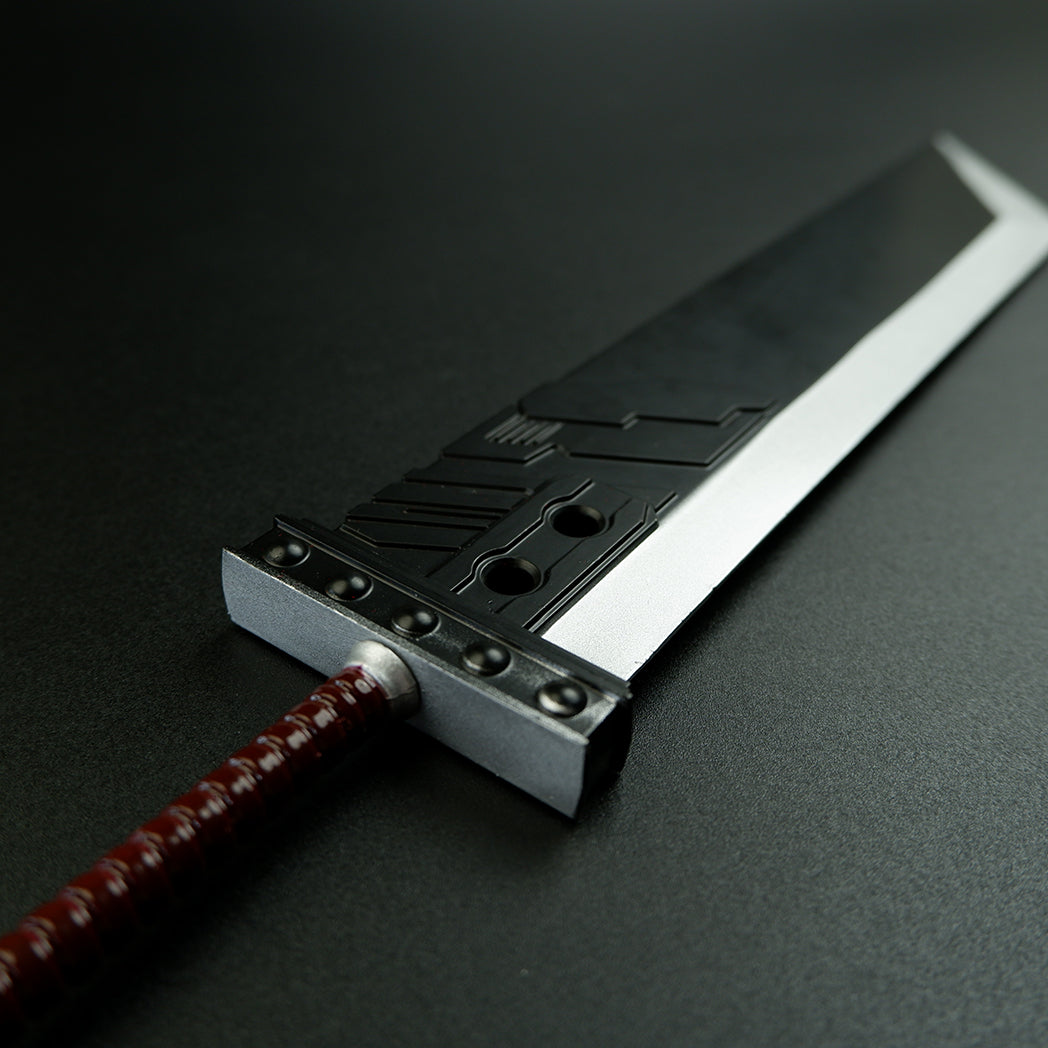 Final Fantasy VII Cloud Strife Buster Sword 35cm Metal Replica – FF7 Remake Display Collectible