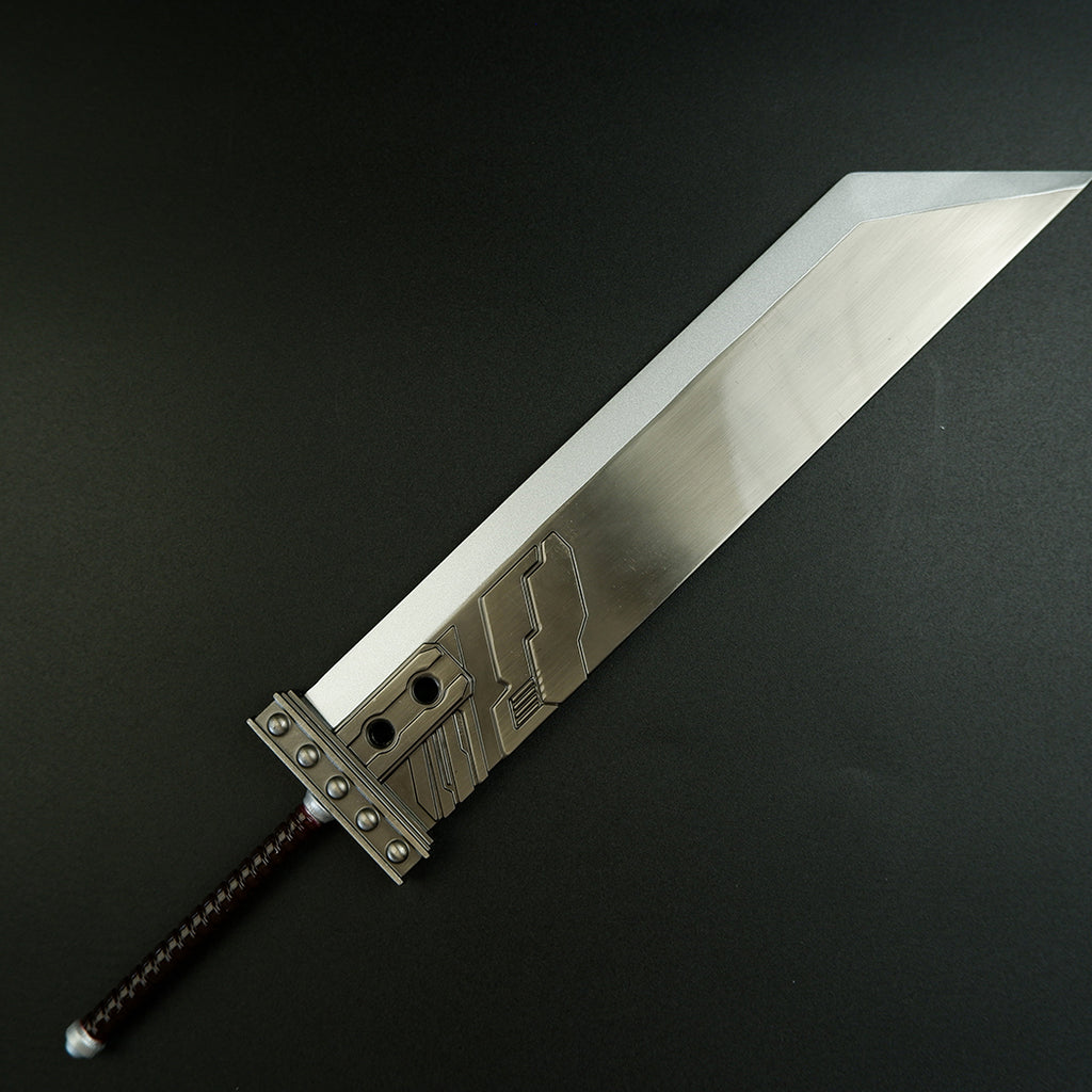 Final Fantasy VII Cloud Strife Buster Sword 35cm Metal Replica – FF7 Remake Display Collectible