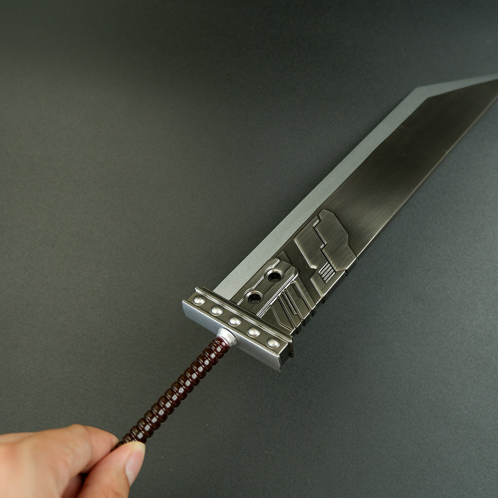 Final Fantasy VII Cloud Strife Buster Sword 35cm Metal Replica – FF7 Remake Display Collectible