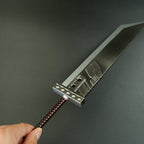 Final Fantasy VII Cloud Strife Buster Sword 35cm Metal Replica – FF7 Remake Display Collectible