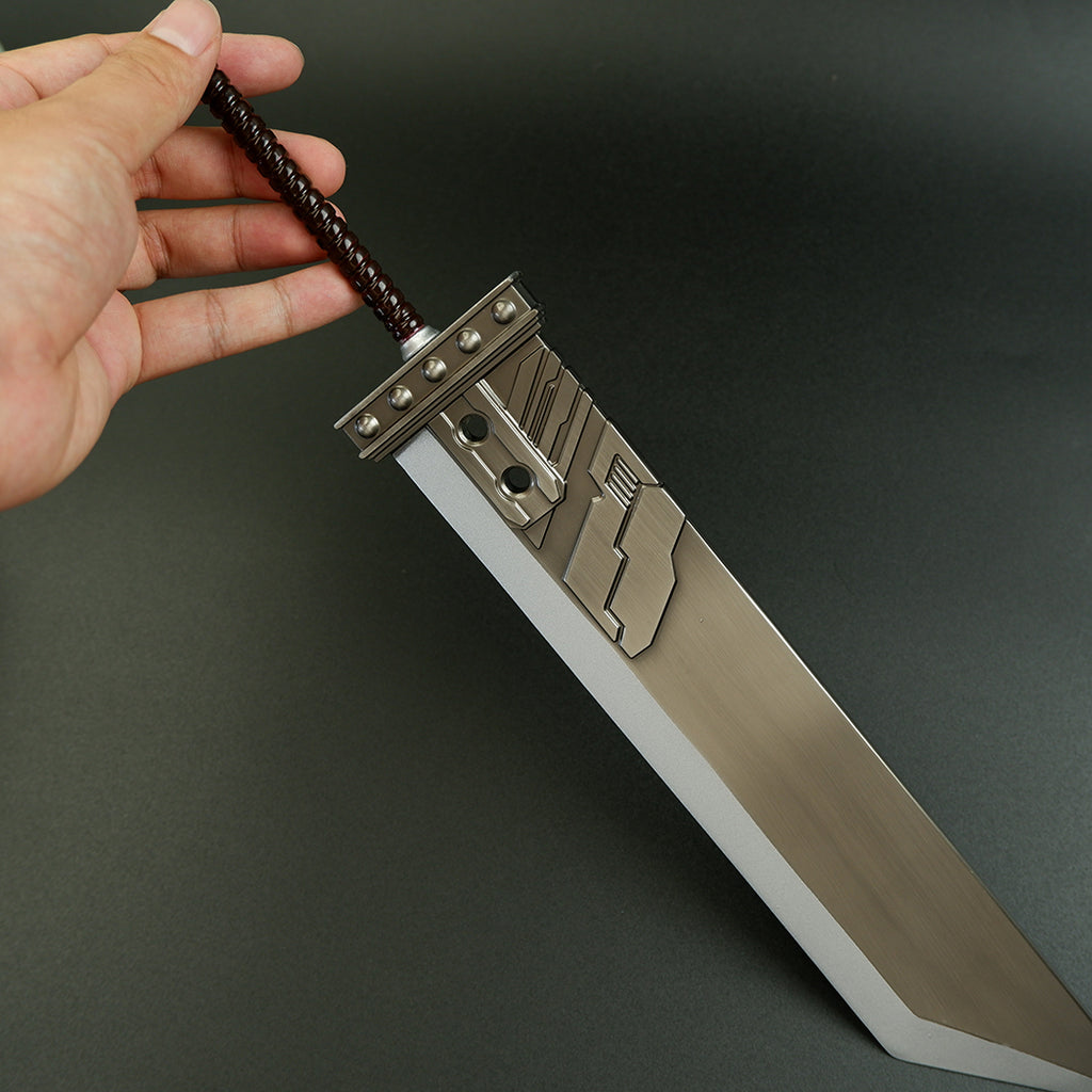 Final Fantasy VII Cloud Strife Buster Sword 35cm Metal Replica – FF7 Remake Display Collectible