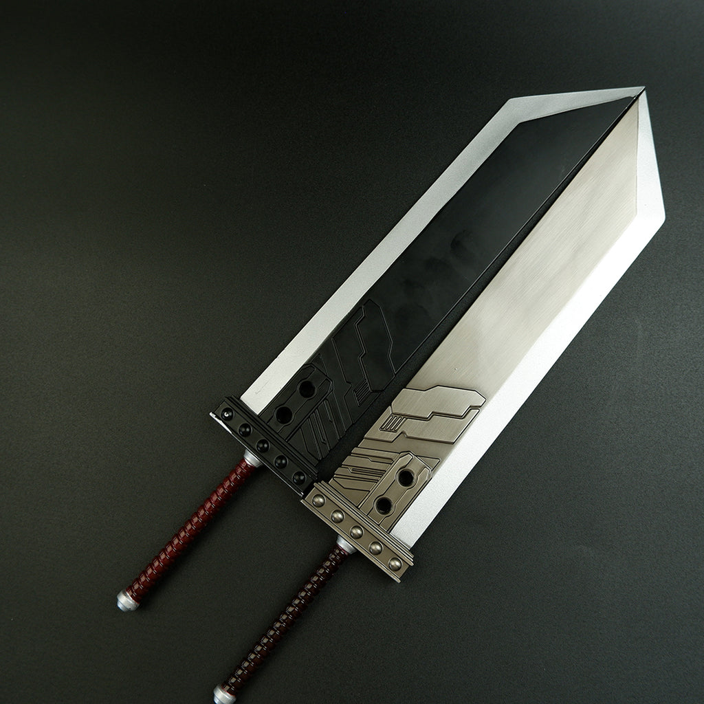 Final Fantasy VII Cloud Strife Buster Sword 35cm Metal Replica – FF7 Remake Display Collectible