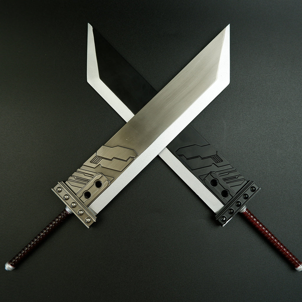 Final Fantasy VII Cloud Strife Buster Sword 35cm Metal Replica – FF7 Remake Display Collectible