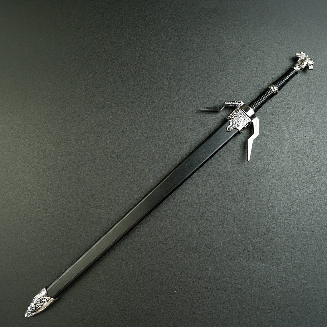The Witcher Geralt Zireael Steel Sword 30cm Metal Replica – Alloy Display Cosplay Collectible