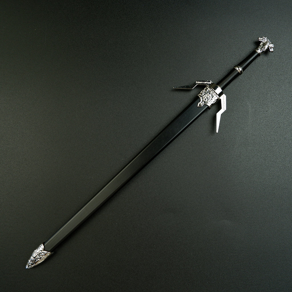 The Witcher Geralt Zireael Steel Sword 30cm Metal Replica – Alloy Display Cosplay Collectible