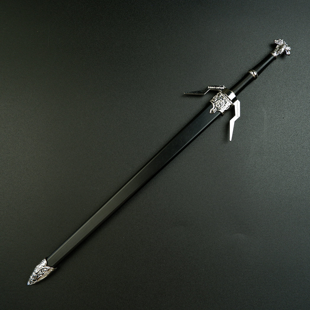 The Witcher Geralt Zireael Steel Sword 30cm Metal Replica – Alloy Display Cosplay Collectible