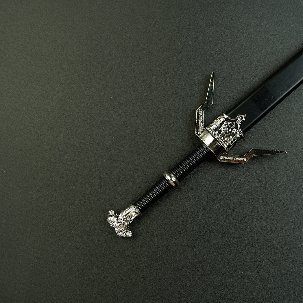The Witcher Geralt Zireael Steel Sword 30cm Metal Replica – Alloy Display Cosplay Collectible