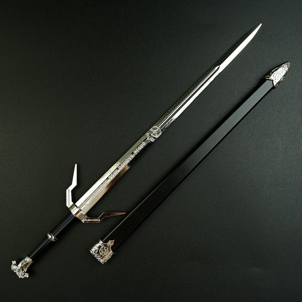 The Witcher Geralt Zireael Steel Sword 30cm Metal Replica – Alloy Display Cosplay Collectible
