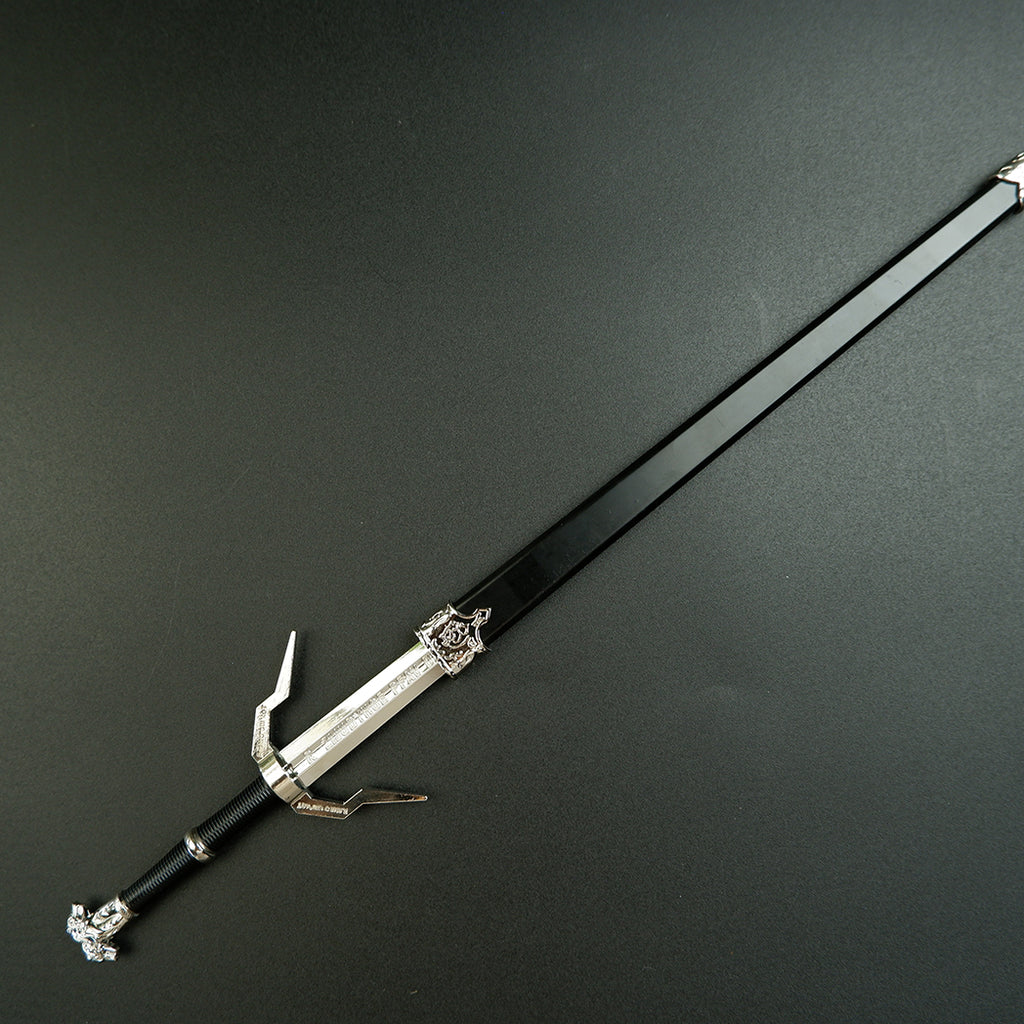 The Witcher Geralt Zireael Steel Sword 30cm Metal Replica – Alloy Display Cosplay Collectible