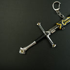 Lord of the Rings Narsil Anduril Sword 30cm Metal Replica with Scabbard – Tolkien Display Collectible