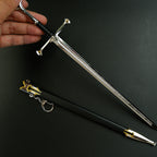 Lord of the Rings Narsil Anduril Sword 30cm Metal Replica with Scabbard – Tolkien Display Collectible