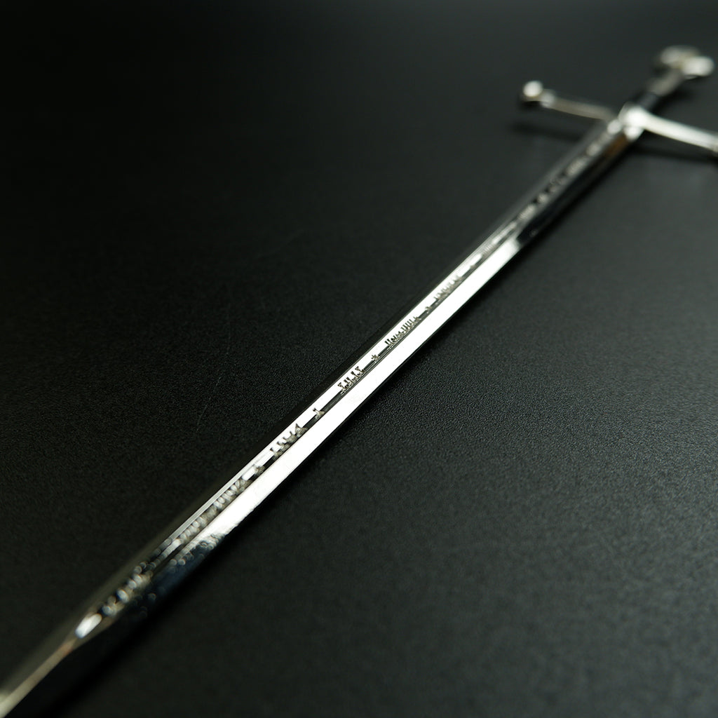 Lord of the Rings Narsil Anduril Sword 30cm Metal Replica with Scabbard – Tolkien Display Collectible