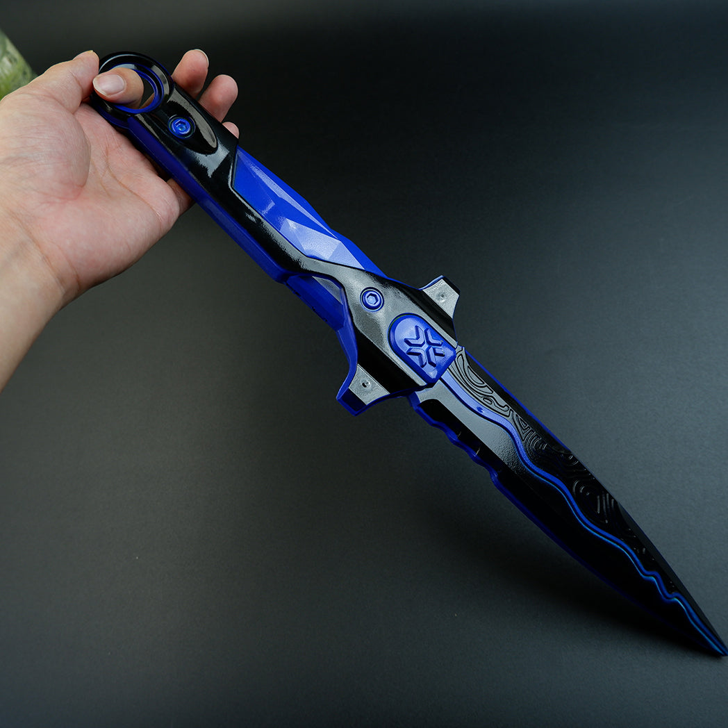 Valorant Tactical Dagger 45cm  LED Glowing Replica – Lightweight Cosplay Display Collectible
