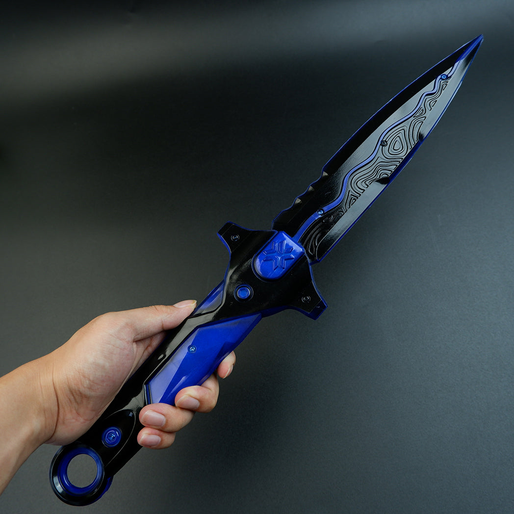 Valorant Tactical Dagger 45cm  LED Glowing Replica – Lightweight Cosplay Display Collectible