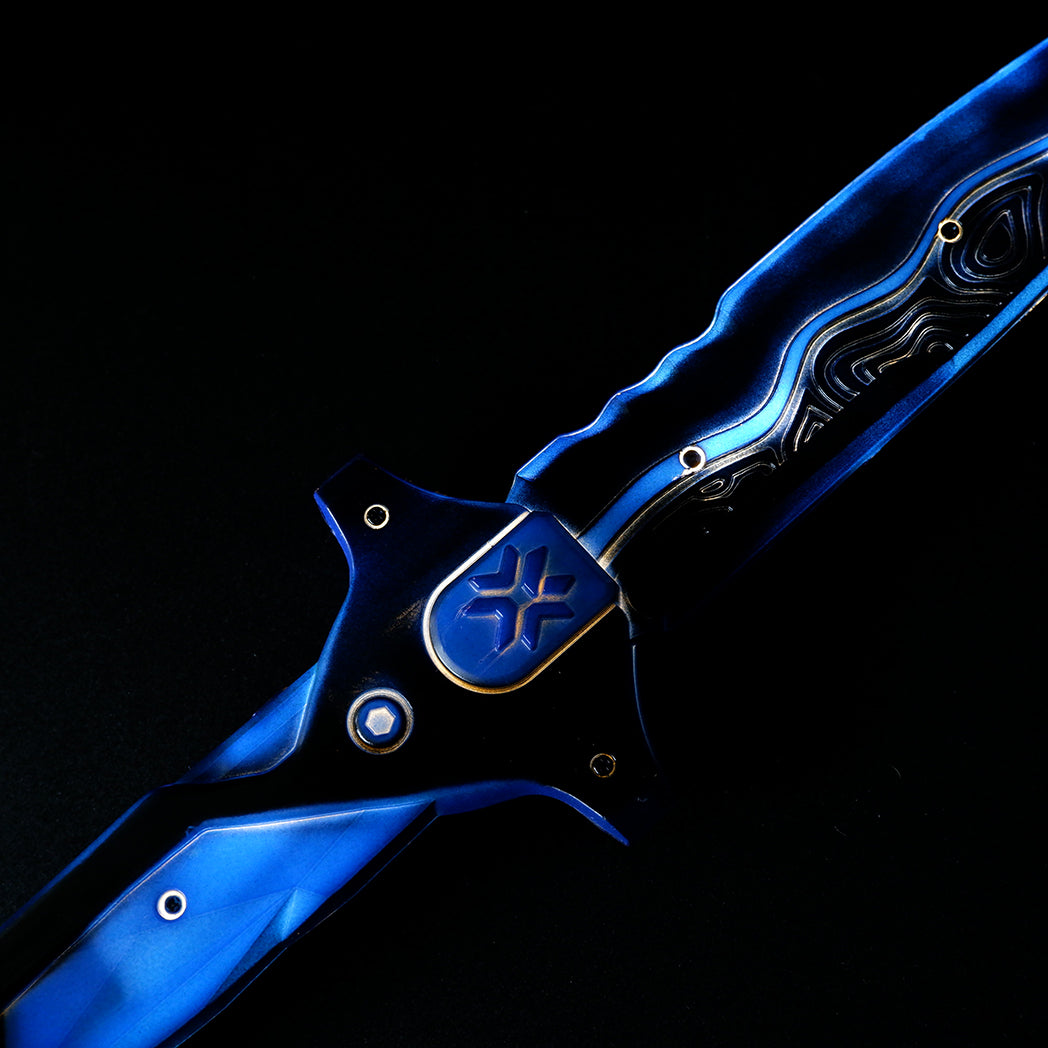 Valorant Tactical Dagger 45cm  LED Glowing Replica – Lightweight Cosplay Display Collectible