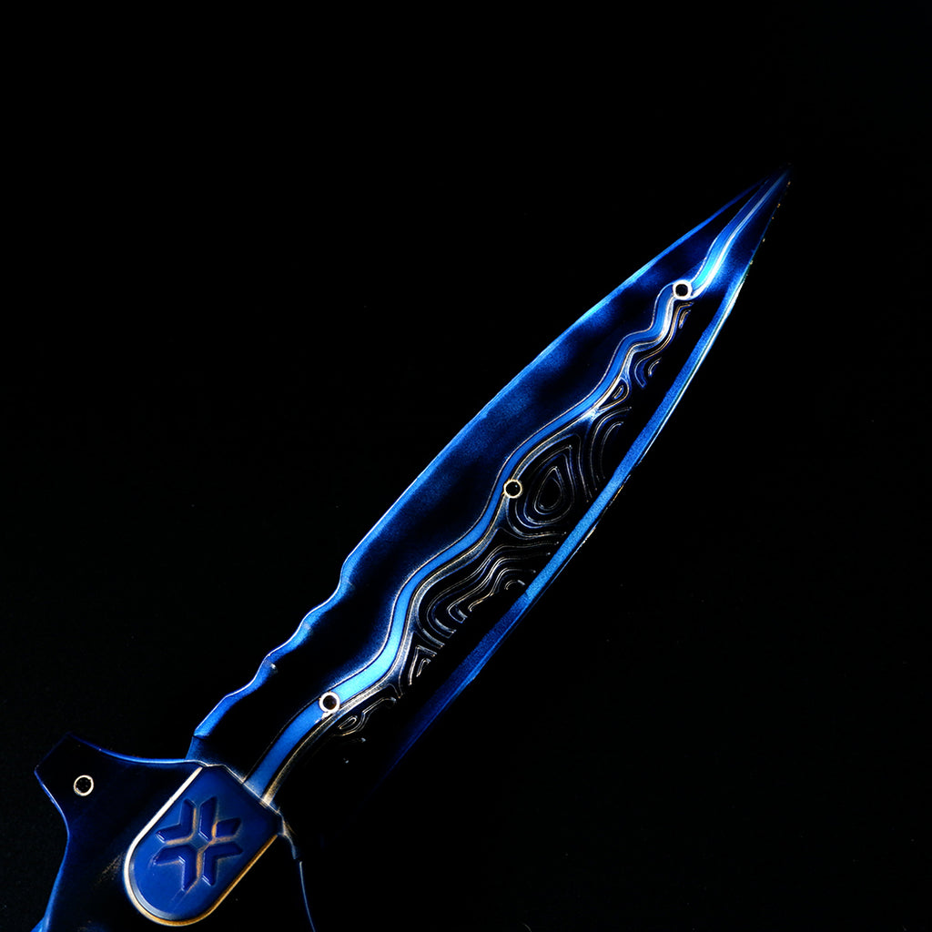 Valorant Tactical Dagger 45cm  LED Glowing Replica – Lightweight Cosplay Display Collectible