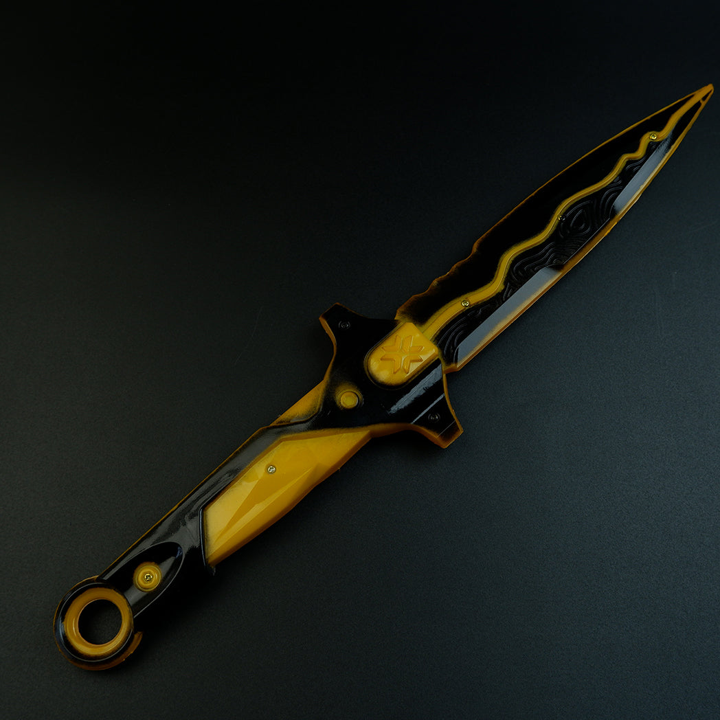 Valorant Tactical Dagger 45cm  LED Glowing Replica – Lightweight Cosplay Display Collectible