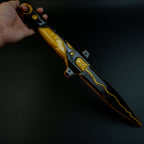 Valorant Tactical Dagger 45cm  LED Glowing Replica – Lightweight Cosplay Display Collectible