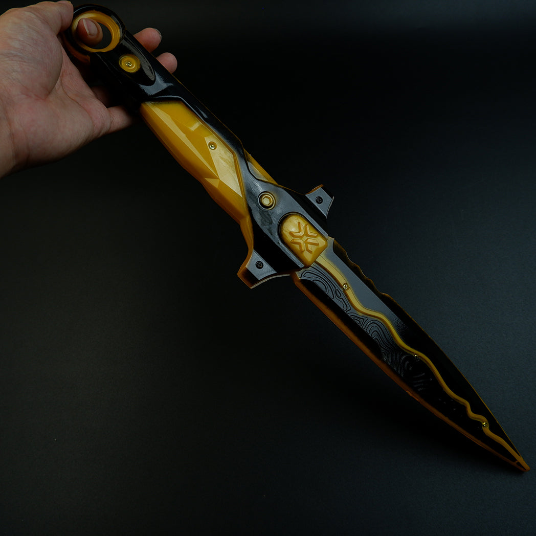 Valorant Tactical Dagger 45cm  LED Glowing Replica – Lightweight Cosplay Display Collectible