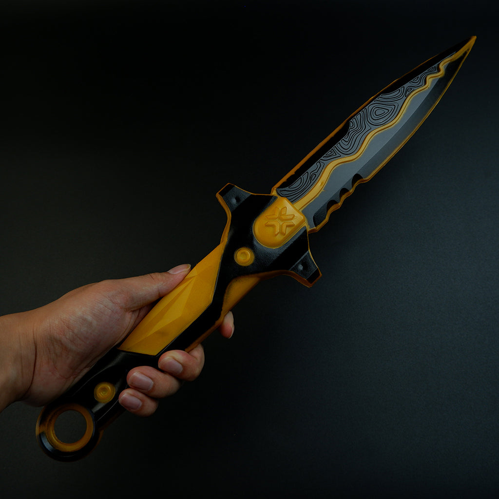 Valorant Tactical Dagger 45cm  LED Glowing Replica – Lightweight Cosplay Display Collectible