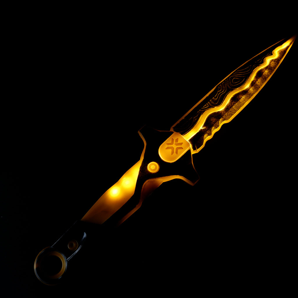 Valorant Tactical Dagger 45cm  LED Glowing Replica – Lightweight Cosplay Display Collectible