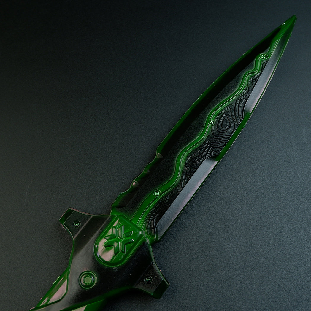 Valorant Tactical Dagger 45cm  LED Glowing Replica – Lightweight Cosplay Display Collectible