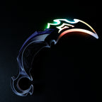 Valorant Reaver 2.0 Karambit LED Glowing Replica 25cm – USB Rechargeable Blue Light Cosplay Collectible