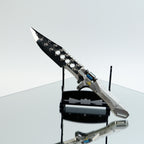 Valorant Sovereign Knife 22cm Metal Replica with Sheath & Stand – Zinc Alloy Celestial Engraved Dagger Collectible
