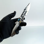 Valorant Sovereign Knife 22cm Metal Replica with Sheath & Stand – Zinc Alloy Celestial Engraved Dagger Collectible
