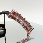 Bloodborne Saw Cleaver 22cm Metal Replica with Stand – Zinc Alloy Blood-Splattered Hunter Trick Weapon Collectible