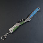 Apex Legends Peacekeeper Shotgun 16.5cm Metal Keychain – Zinc Alloy Lever-Action Replica Collectible