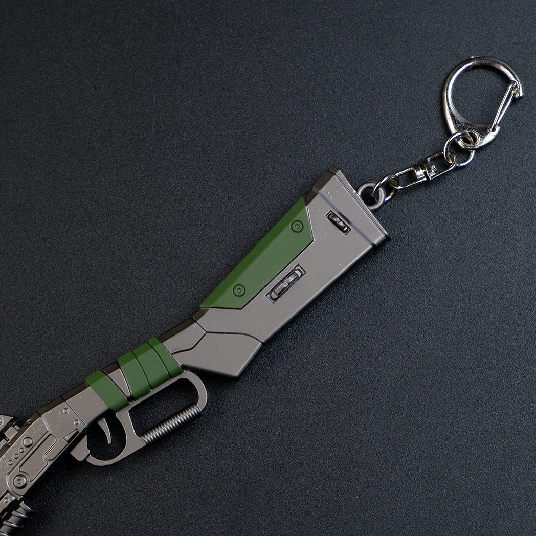 Apex Legends Peacekeeper Shotgun 16.5cm Metal Keychain – Zinc Alloy Lever-Action Replica Collectible