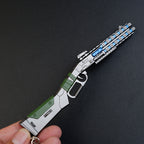 Apex Legends Peacekeeper Shotgun 16.5cm Metal Keychain – Zinc Alloy Lever-Action Replica Collectible