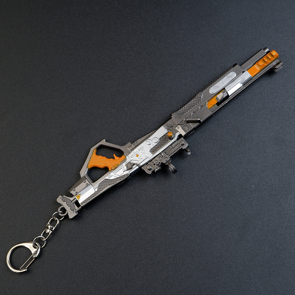 Apex Legends Mastiff Shotgun 16cm Metal Keychain – Zinc Alloy Horizontal Spread Replica Collectible