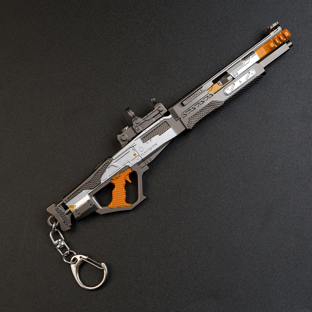 Apex Legends Mastiff Shotgun 16cm Metal Keychain – Zinc Alloy Horizontal Spread Replica Collectible