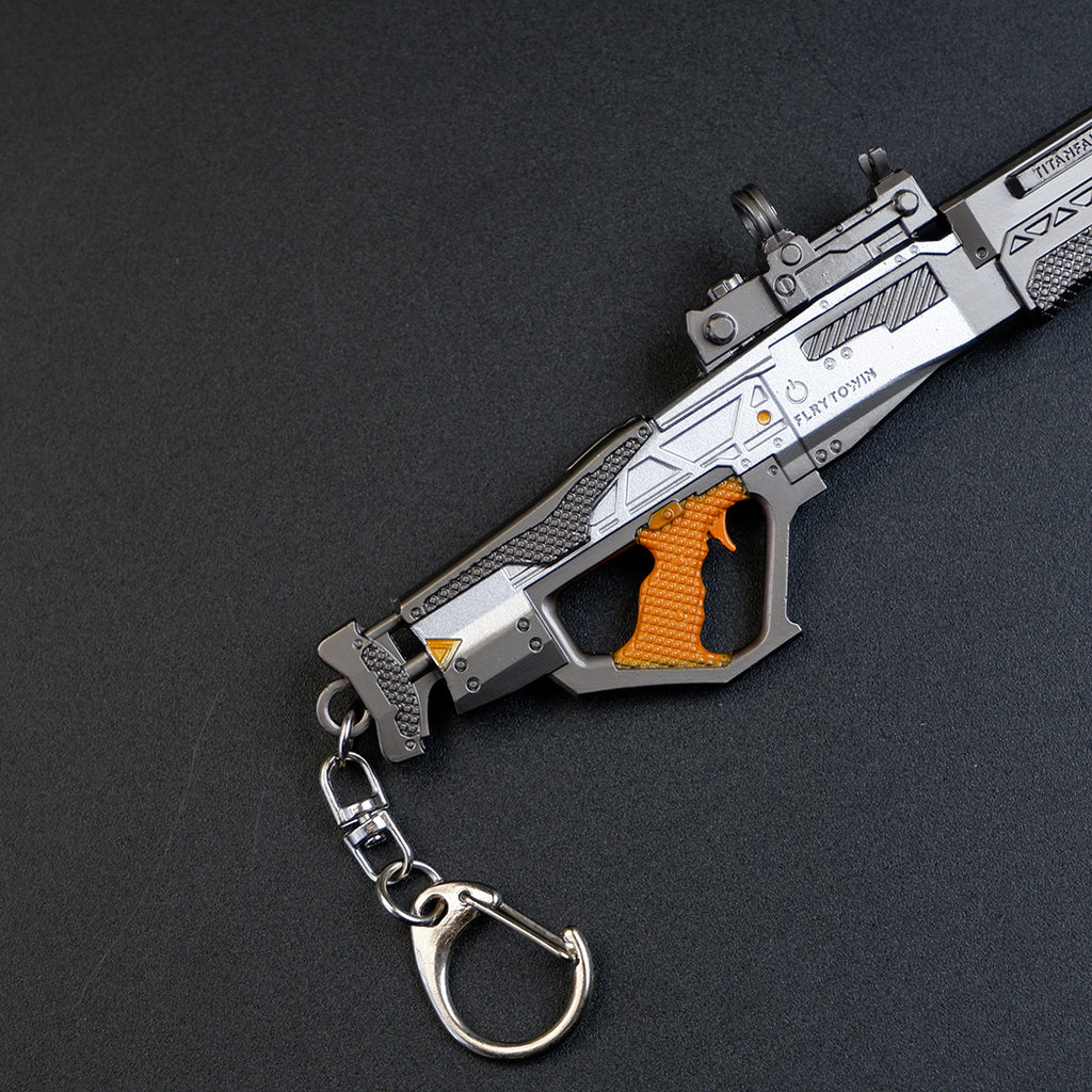 Apex Legends Mastiff Shotgun 16cm Metal Keychain – Zinc Alloy Horizontal Spread Replica Collectible