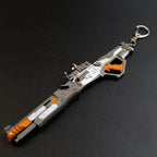 Apex Legends Mastiff Shotgun 16cm Metal Keychain – Zinc Alloy Horizontal Spread Replica Collectible