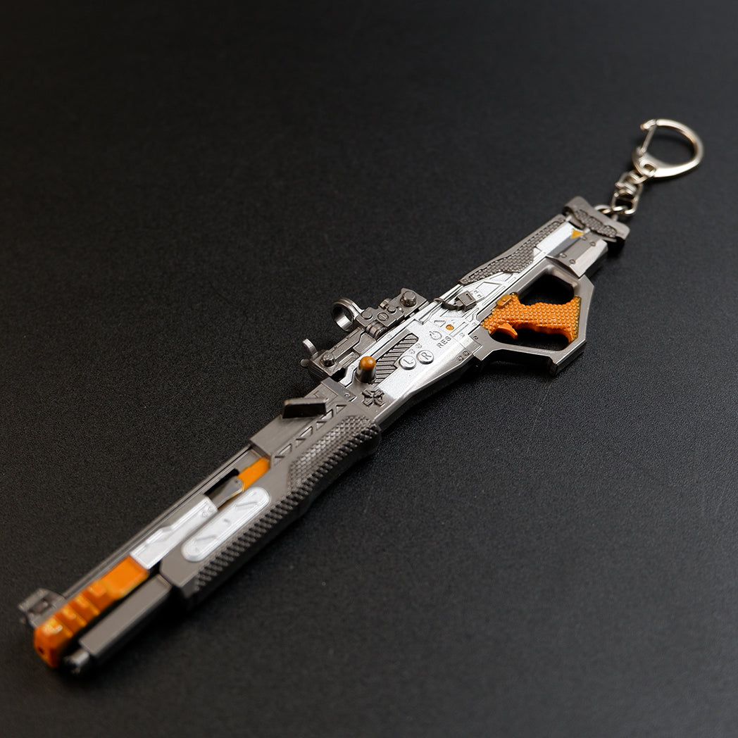 Apex Legends Mastiff Shotgun 16cm Metal Keychain – Zinc Alloy Horizontal Spread Replica Collectible