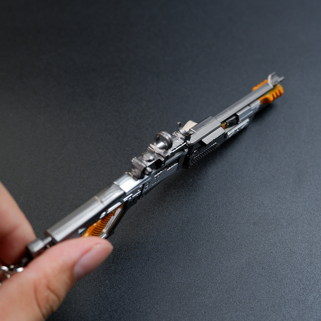 Apex Legends Mastiff Shotgun 16cm Metal Keychain – Zinc Alloy Horizontal Spread Replica Collectible
