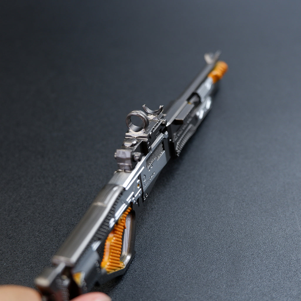 Apex Legends Mastiff Shotgun 16cm Metal Keychain – Zinc Alloy Horizontal Spread Replica Collectible
